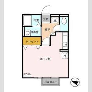 ワンルーム 間取り図