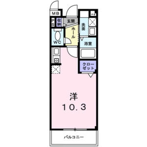 ワンルーム 間取り図