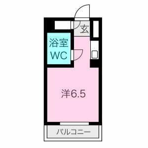ワンルーム 間取り図