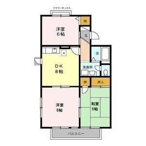 3DK 間取り図