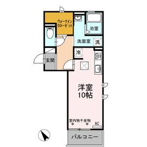 ワンルーム 間取り図