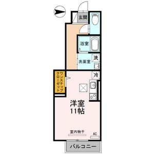 ワンルーム 間取り図
