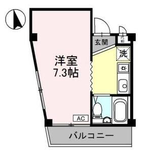 ワンルーム 間取り図