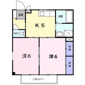 2K 間取り図