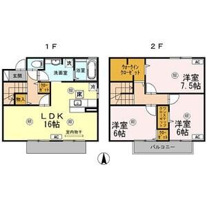 3LDK 間取り図