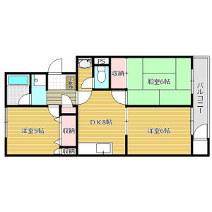 3DK 間取り図