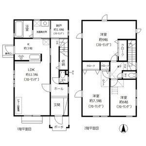 3LDK 間取り図