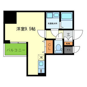 ワンルーム 間取り図