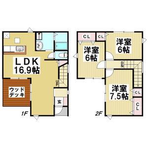 3LDK 間取り図