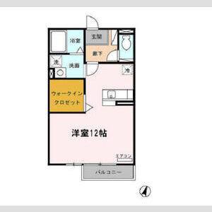 ワンルーム 間取り図