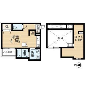 ワンルーム 間取り図