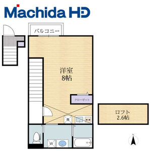 ワンルーム 間取り図