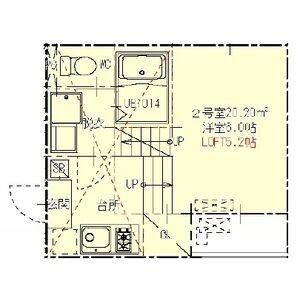 2K 間取り図