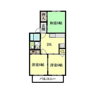 3DK 間取り図