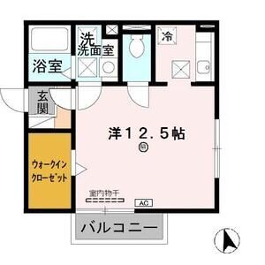 ワンルーム 間取り図