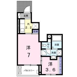 2K 間取り図