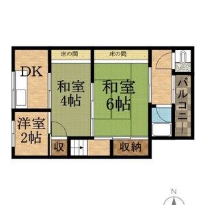2K 間取り図