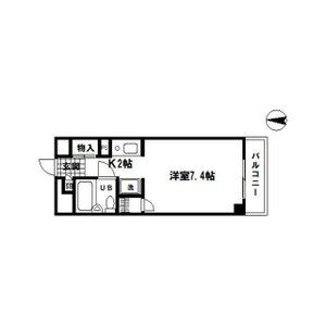 ワンルーム 間取り図