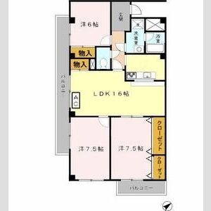3LDK 間取り図