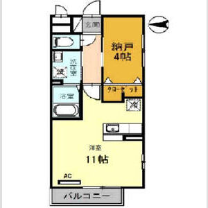 ワンルーム 間取り図