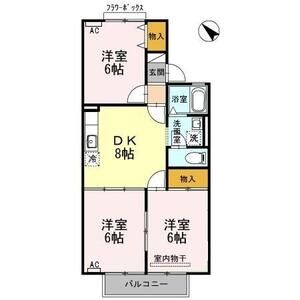 3DK 間取り図