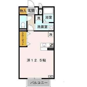 ワンルーム 間取り図
