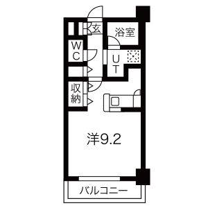 ワンルーム 間取り図