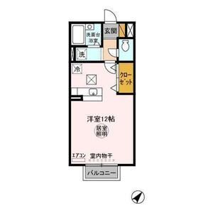 ワンルーム 間取り図