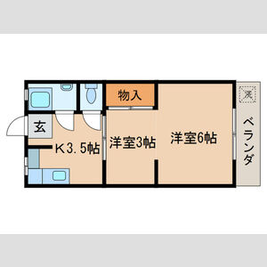 2K 間取り図