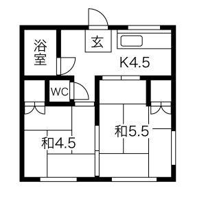 2K 間取り図