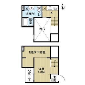 ワンルーム 間取り図