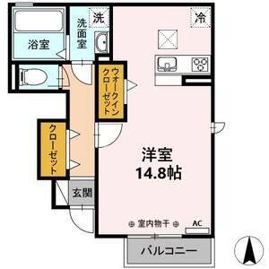 ワンルーム 間取り図