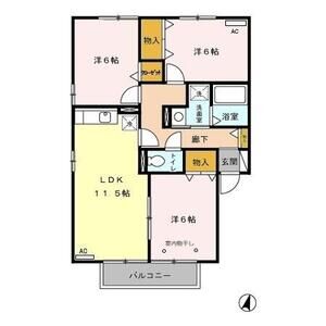 3LDK 間取り図