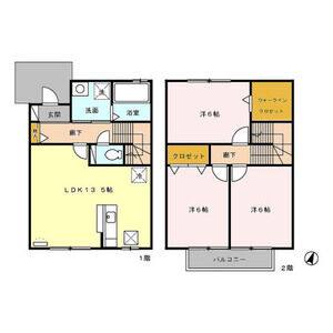 3LDK 間取り図