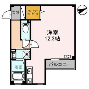 ワンルーム 間取り図