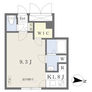 ワンルーム 間取り図