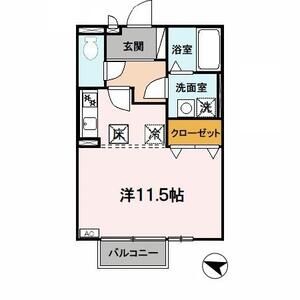 ワンルーム 間取り図