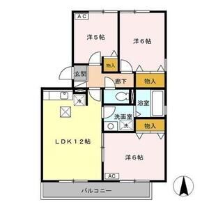 3LDK 間取り図