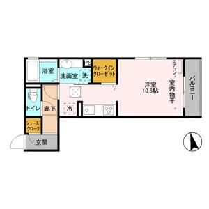 ワンルーム 間取り図