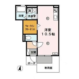 ワンルーム 間取り図