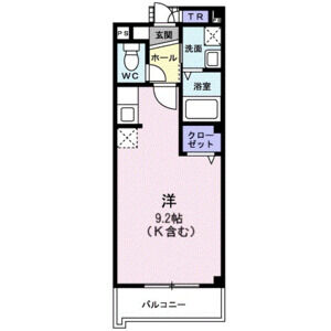 ワンルーム 間取り図