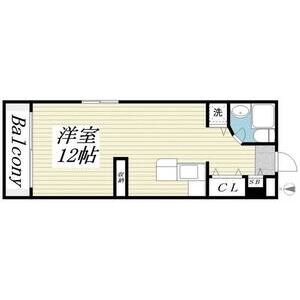 ワンルーム 間取り図