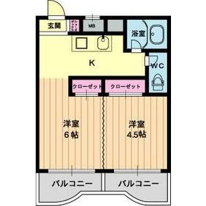 2K 間取り図