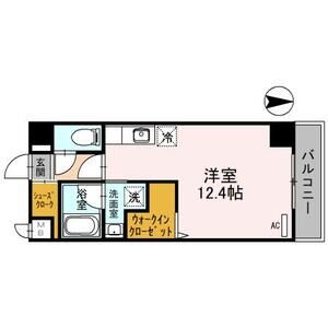 ワンルーム 間取り図