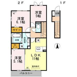 3LDK 間取り図