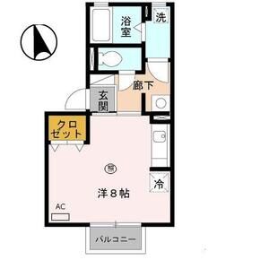 ワンルーム 間取り図