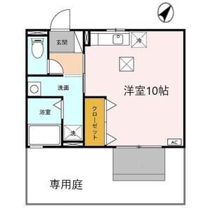 ワンルーム 間取り図