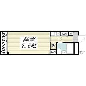 ワンルーム 間取り図