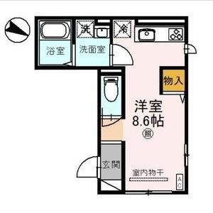 ワンルーム 間取り図