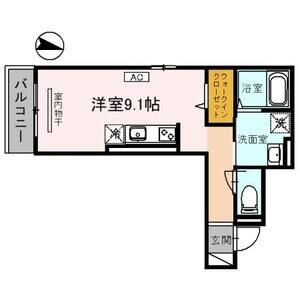 ワンルーム 間取り図